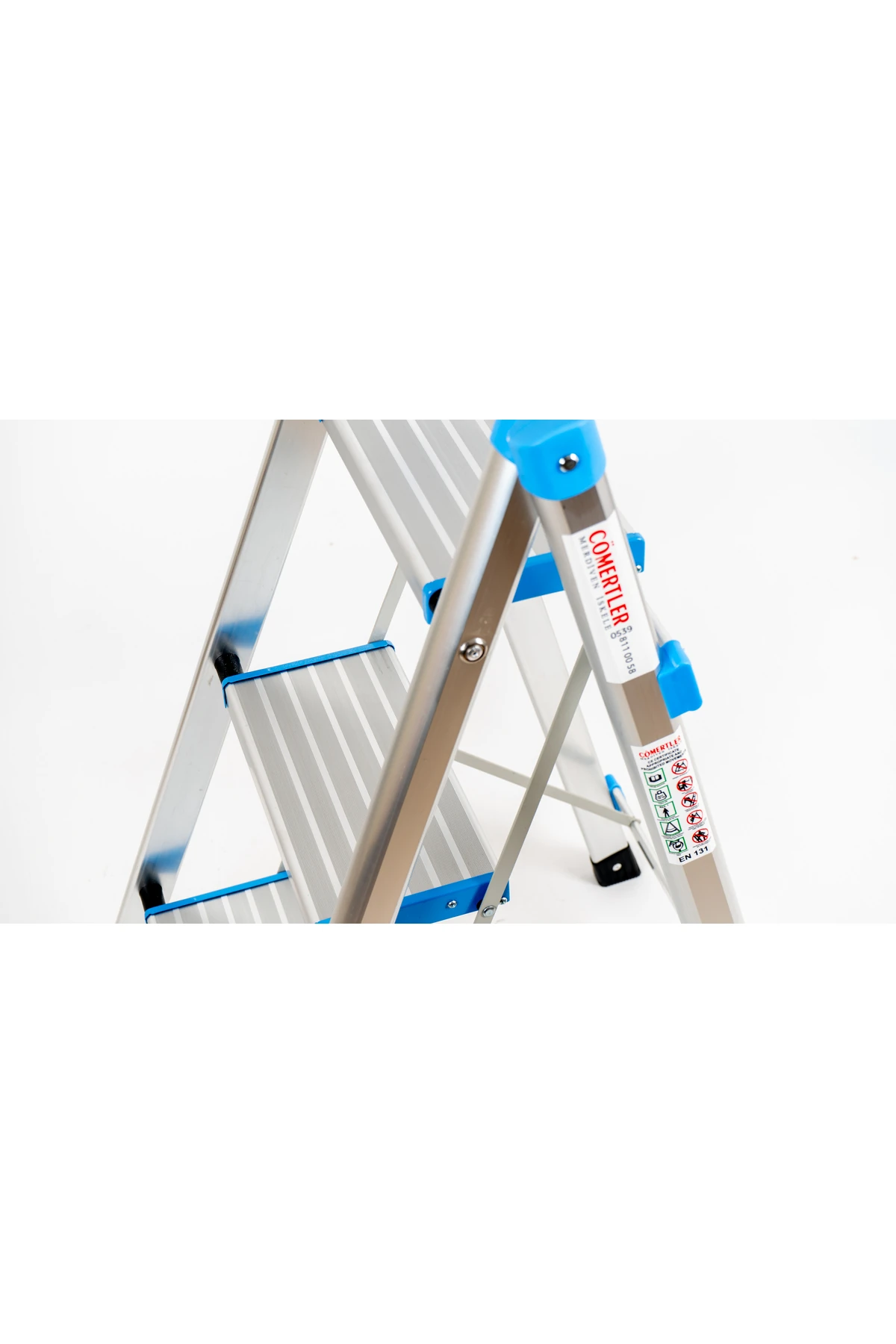 4 Basamaklı Alüminyum Mini Lüx Merdiven