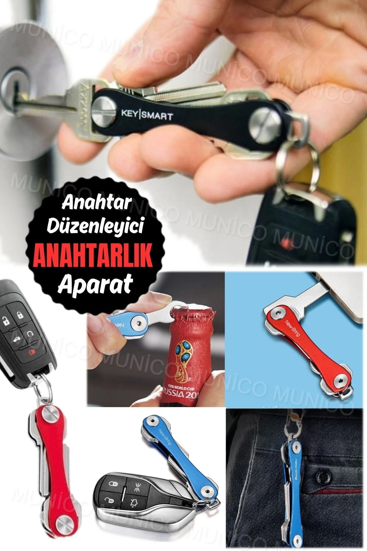 Akıllı Anahtarlık Clever Anahtarlar USB Flash Bellek ve Diğer Küçük Eşyalar İçin Şık ve Fonksiyonel
