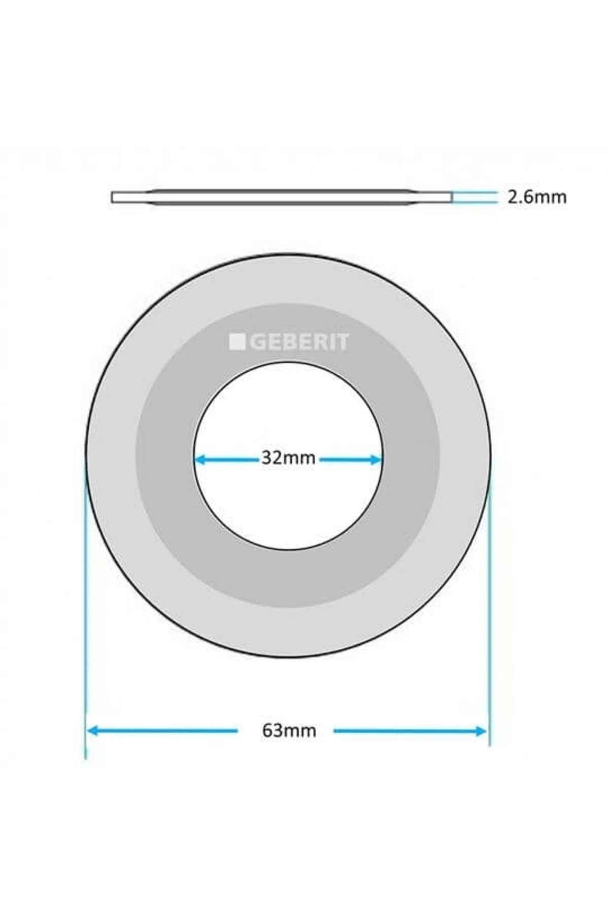 Orijinal Gömme Rezervuar Iç Takım Boşaltma Contası