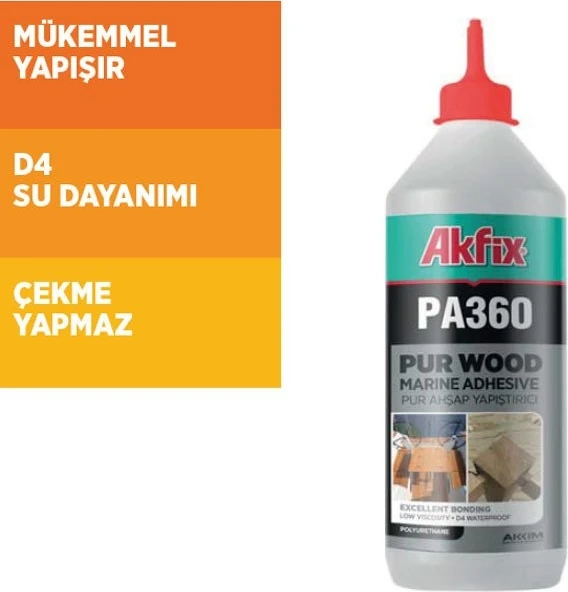 PA360 Poliüretan Ahşap Tutkalı 500 gr