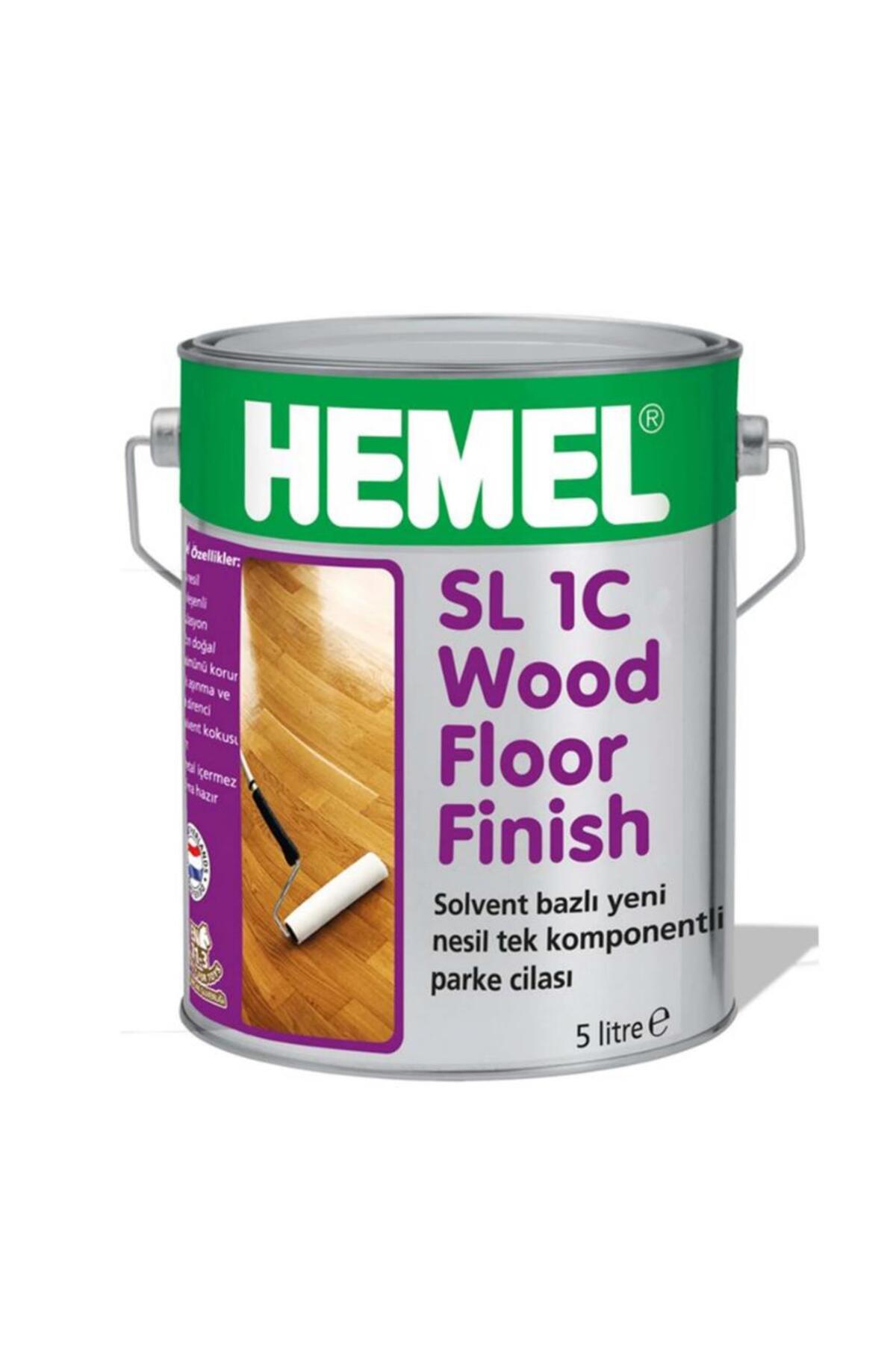 Sl 1C Wood Floor Finish İpek Mat 5 lt Parke Cilası Solvent Bazlı
