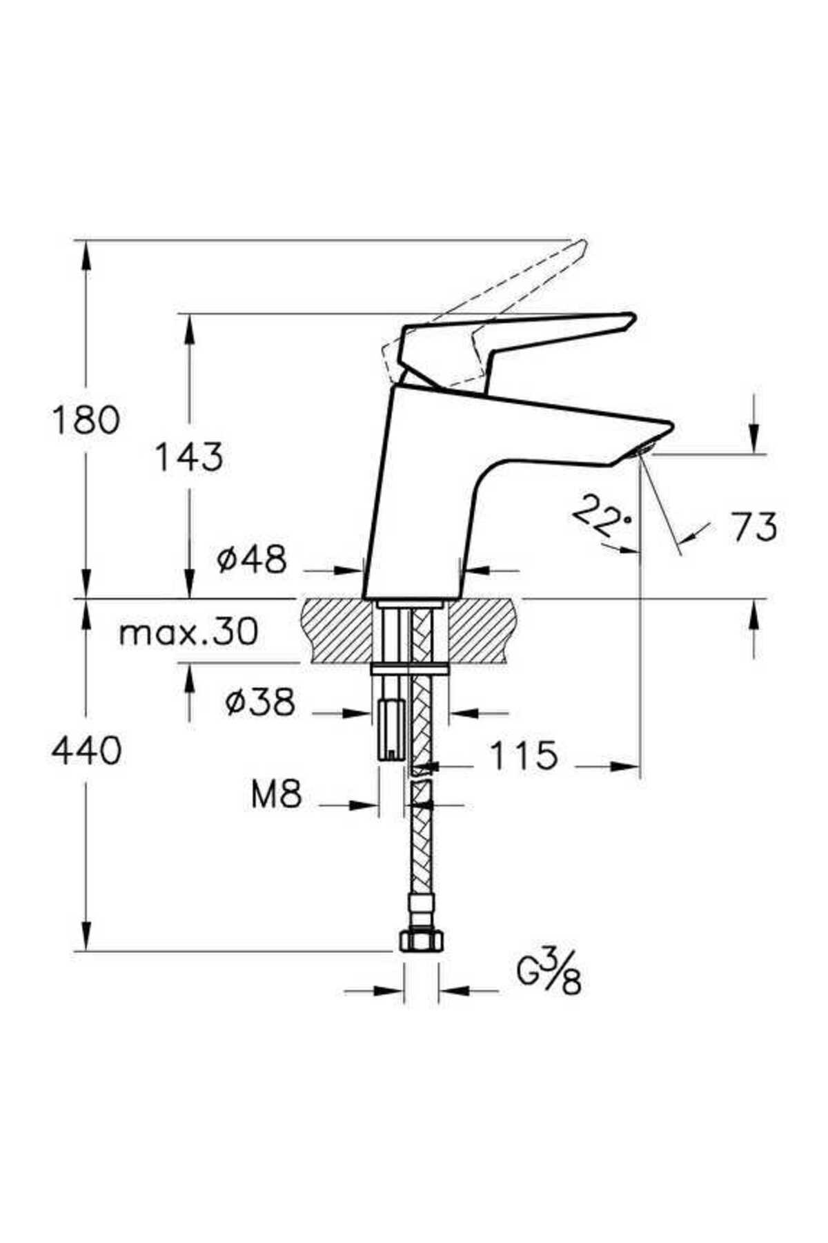 Lavabo Bataryası, Solid S, A42440