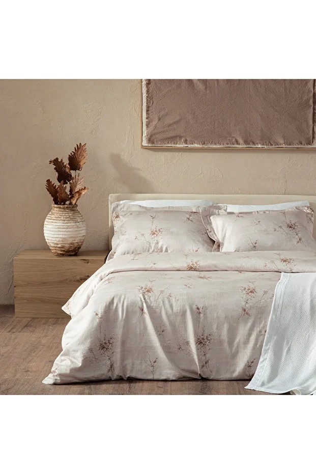 Fıorella Nevresim Seti 200x220 Cm Bej