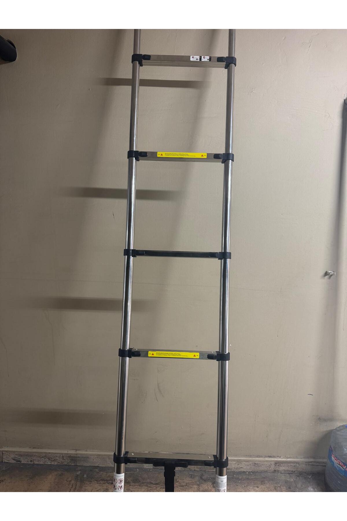 PROLAD - PASLANMAZ ÇELİK TELESKOPİK MERDİVEN