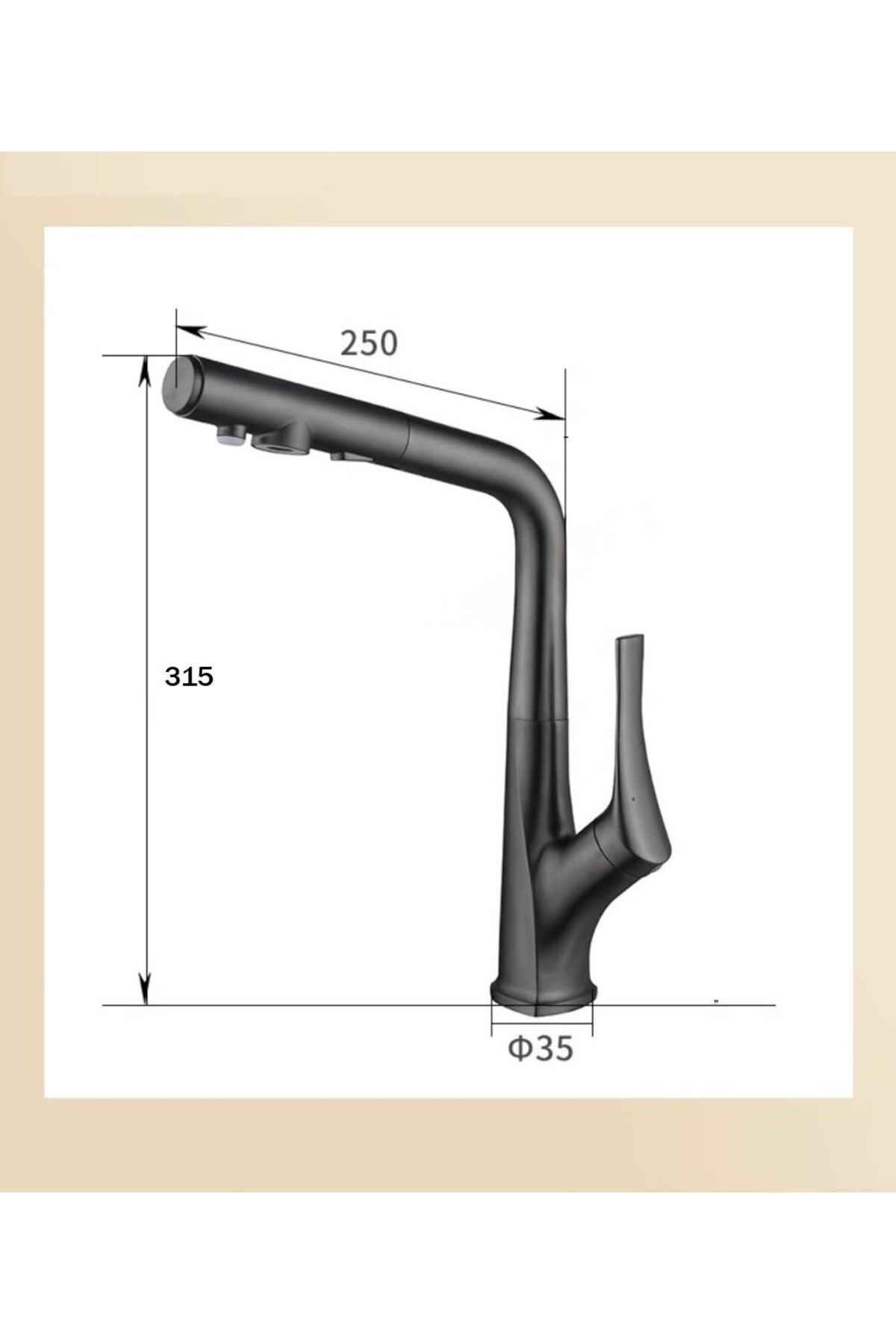 Miranda Siyah Arıtmalı Eviye Bataryası