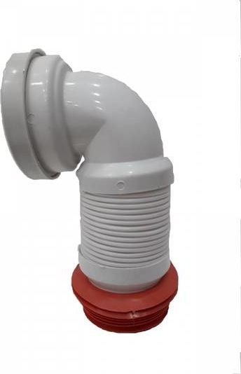 YT69 Dirsekli Körüklü Klozet Gider Borusu-Klozet Pis Su Gideri Akardiyon Borusu Kada