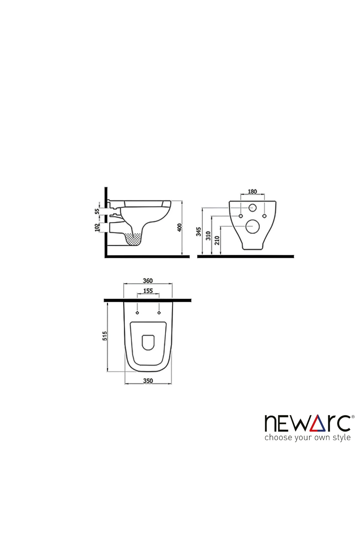 Energy Asma Klozet Ene.k023, Orijinal Energy Yavaş Kapak