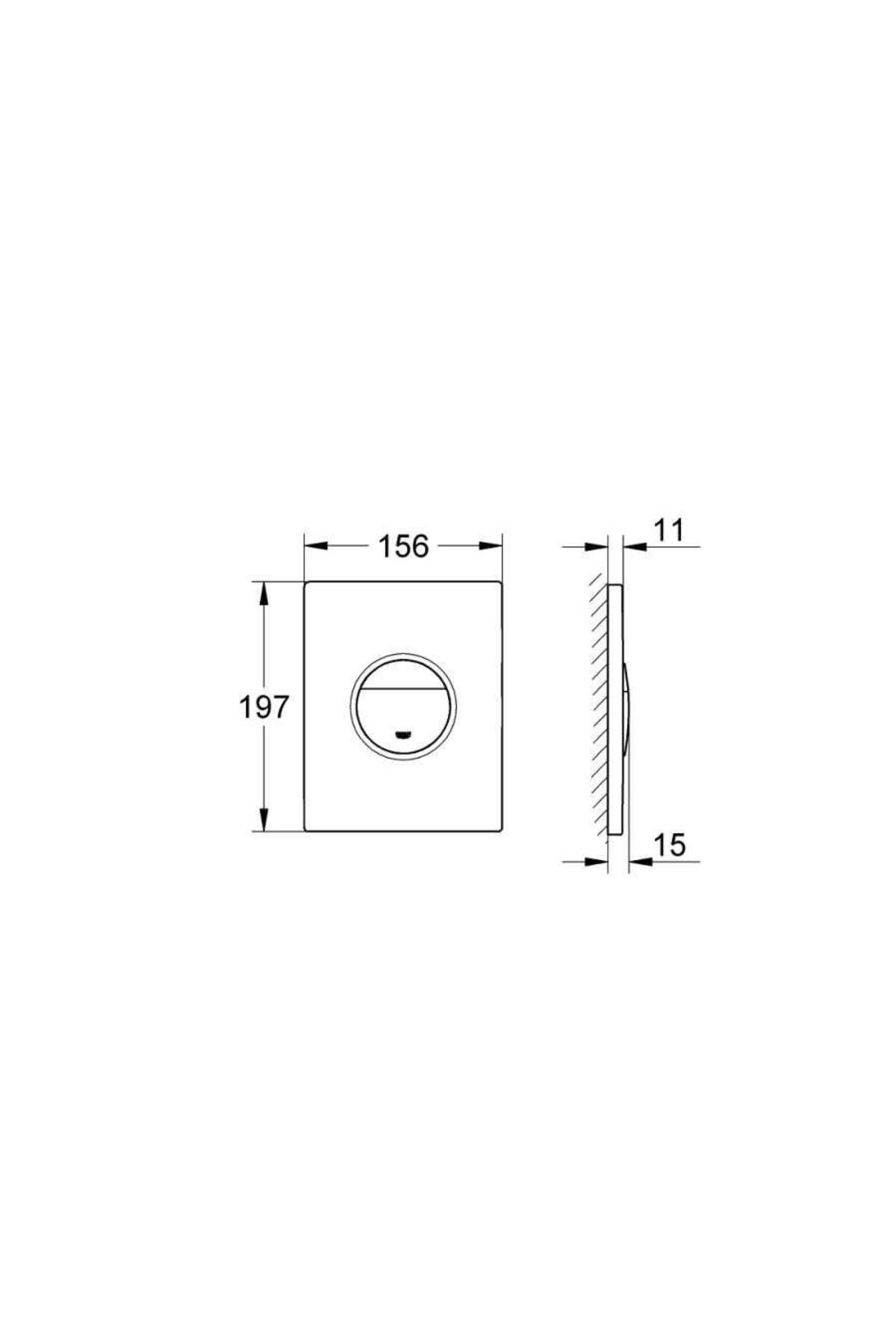 Nova Cosmopolitan Gömme Rezervuar Kumanda Paneli - 38765000