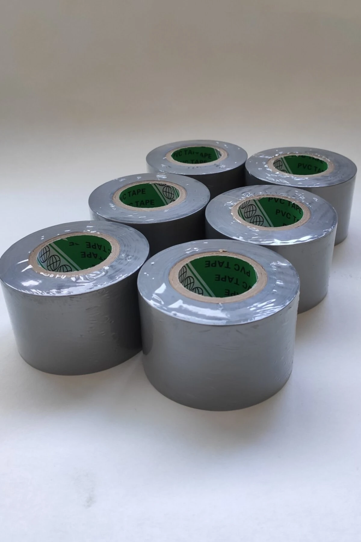 Pvc Isı Yalıtım Eklektrik İzolasyon Bandı 50 Mm X 25 Yrd Gri 6'lı