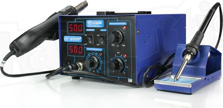 852D+ Brushless Sıcak Hava Üflemeli Havya İstasyonu