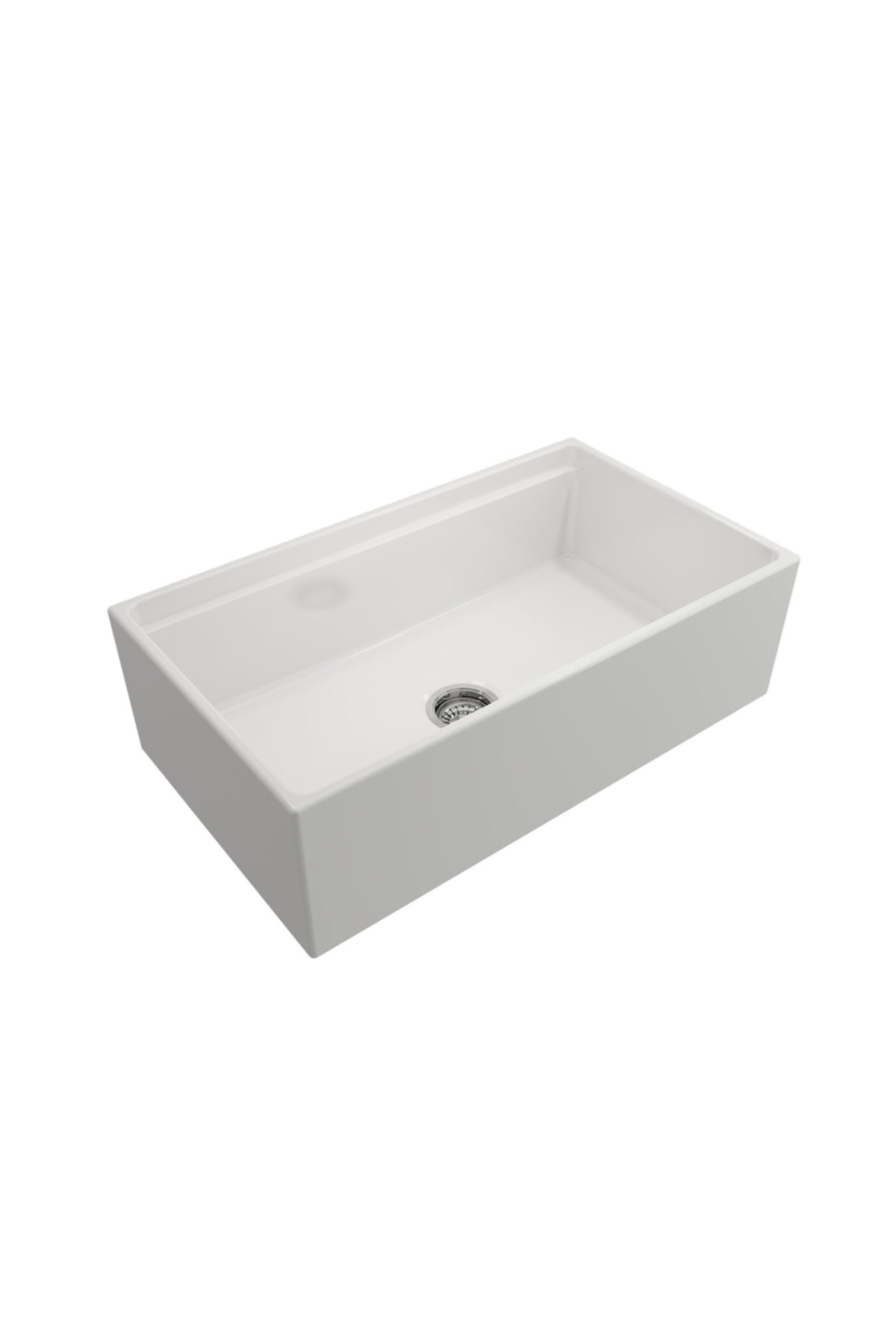 Contempo Step Rım Mutfak Eviyesi 84cm. Parlak Beyaz