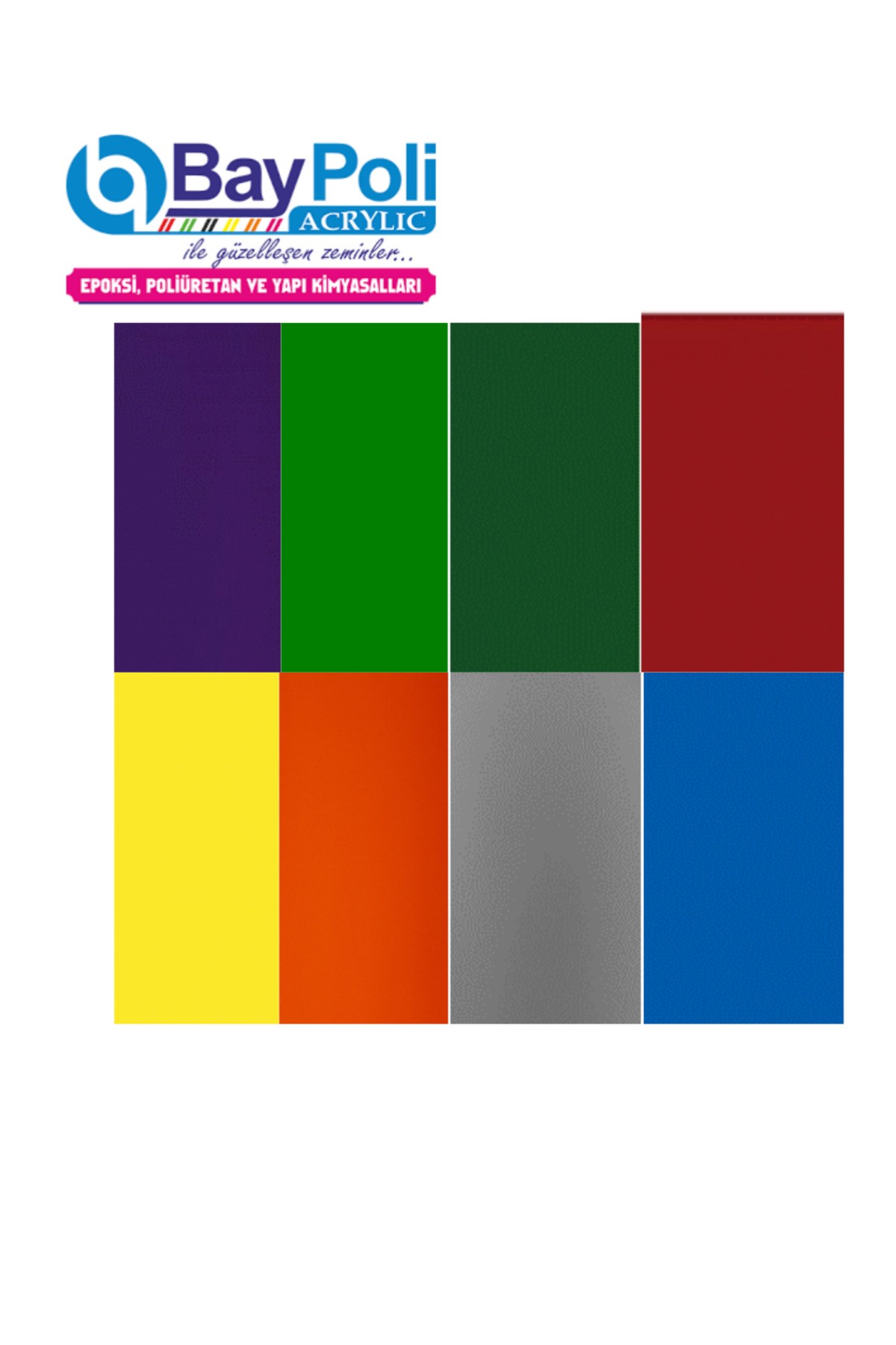 Polikort Paint 3000 Spor Saha Teniskort Boyası 10 Kg Mor Boya