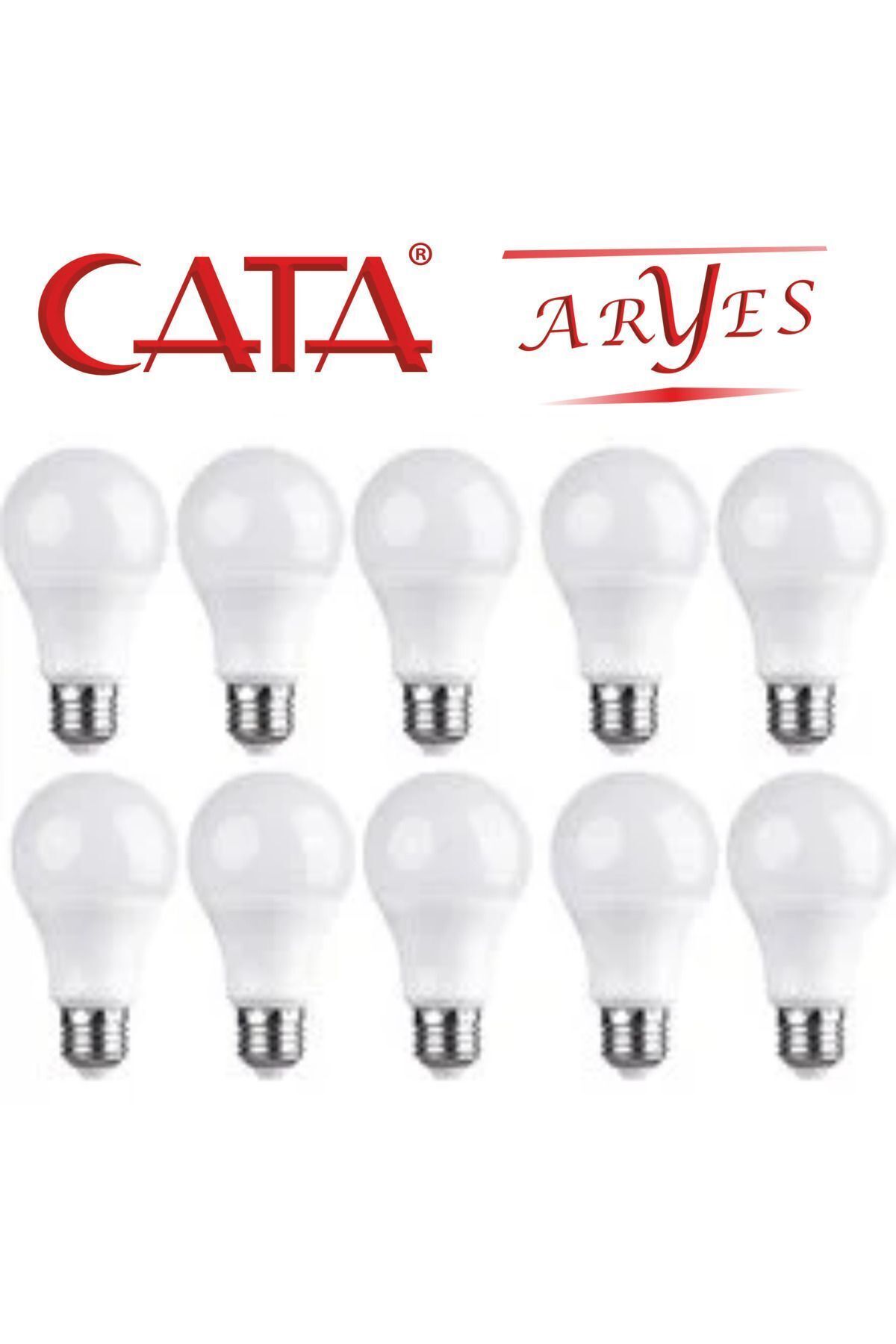 15 Watt Led Ampul BEYAZ 6400K  10 Adet Ct-4274