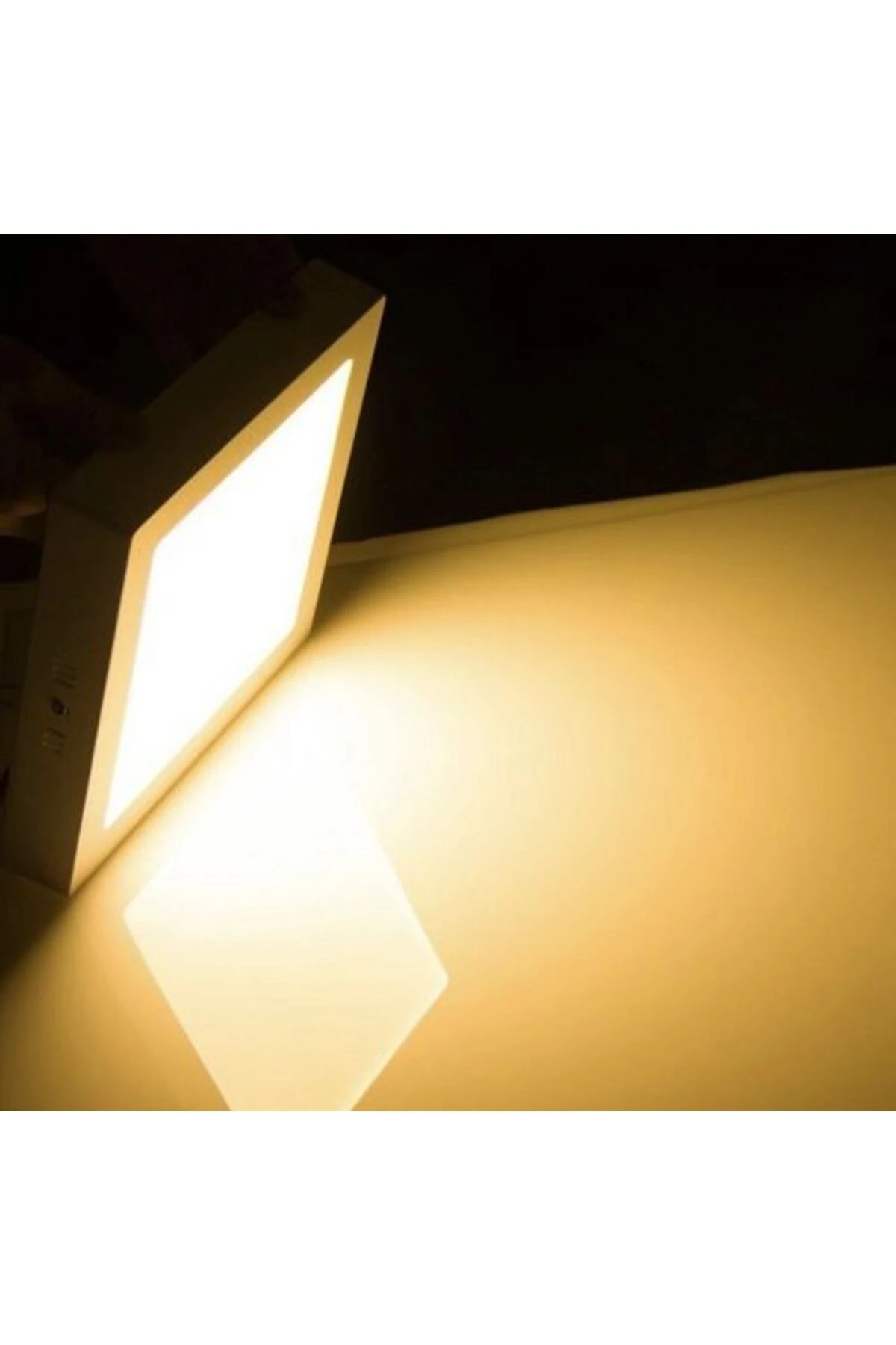 25 Watt Panel Led Armatür Sıva Üstü Kare Ct 5272 Günışığı Sarı Işık 3200k Alüminyum Kasa