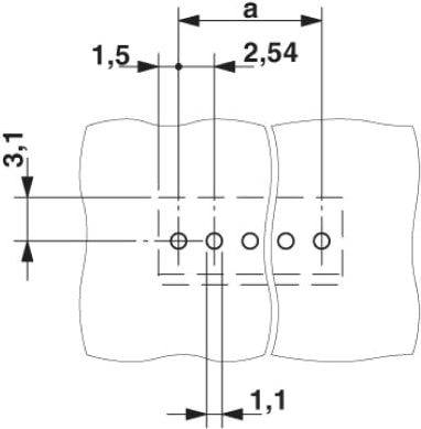 Pcb Klemens - Mpt 0,5/ 5-2,54 Standart