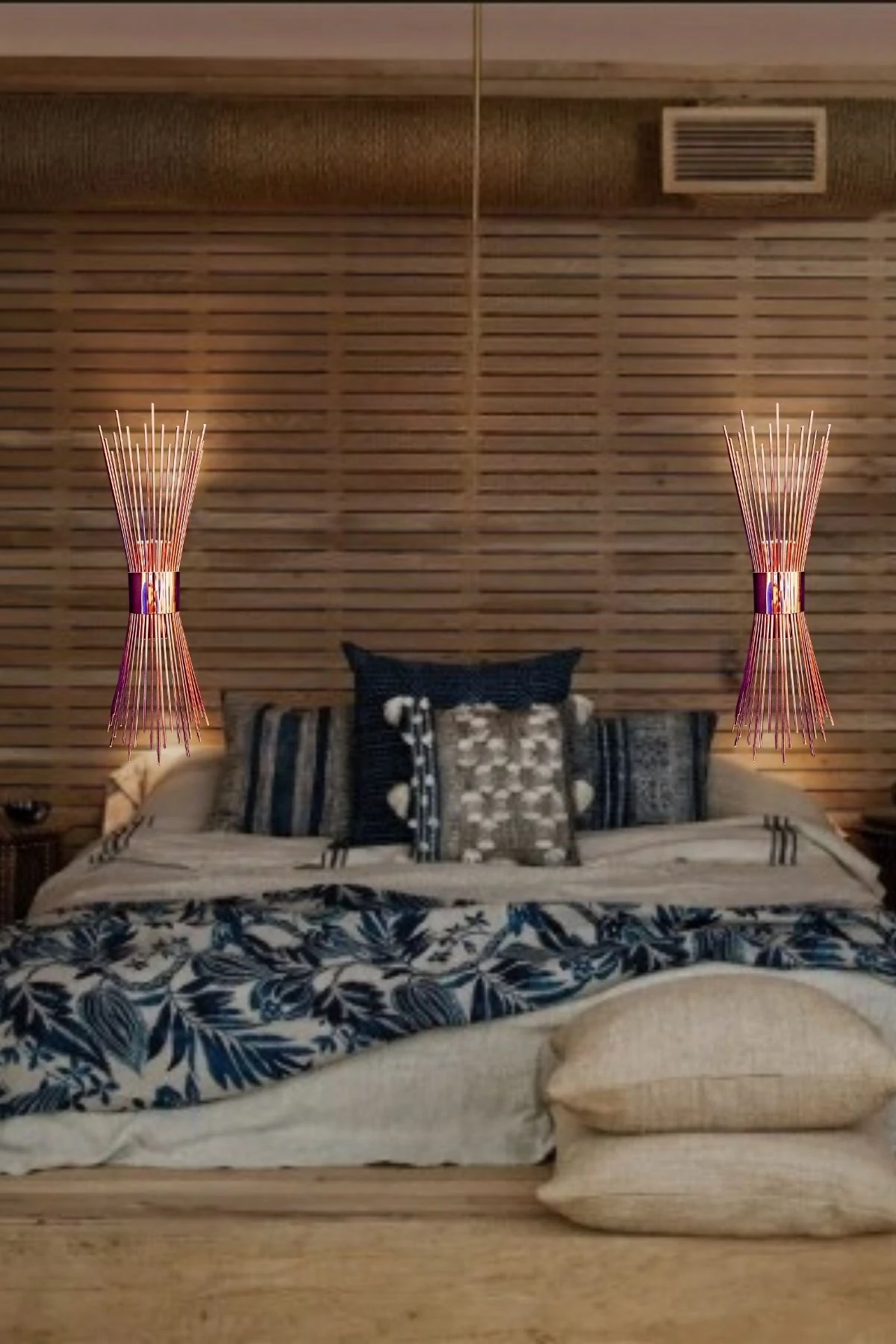 Kirpi Rose, Pilli Aplik, Anahtarlı, Pilli Elektrikli 1 Adet Ledli Duvar Aplik, Gece Lambası