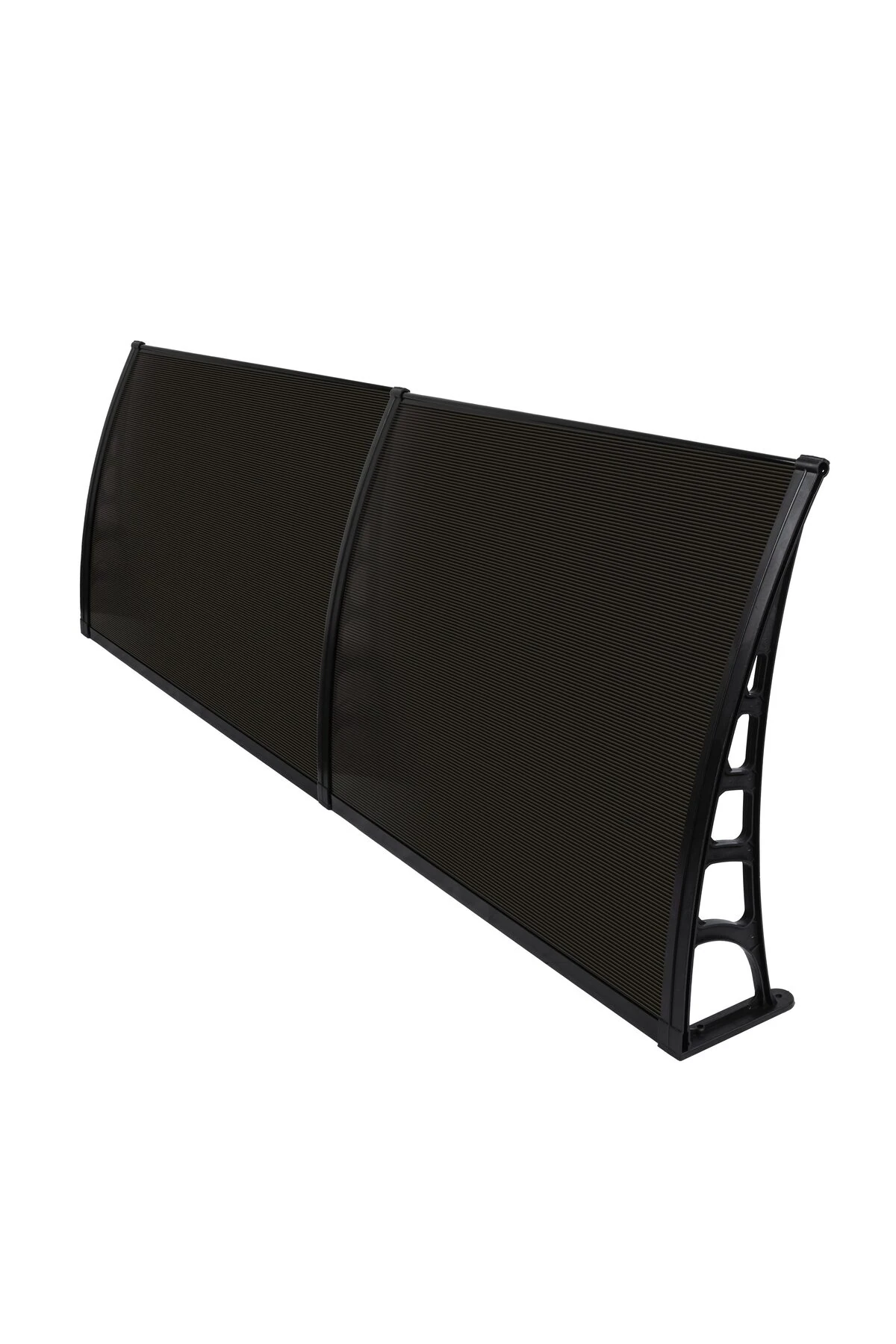 Crocus Kapı Pencere Üstü Pratik Sundurma 80x240 Cm - Siyah