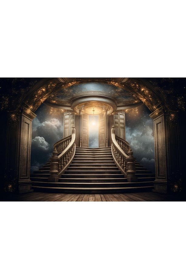 3 Boyutlu Derinlik Merdiven Duvar Kağıdı - 3D wallpaper