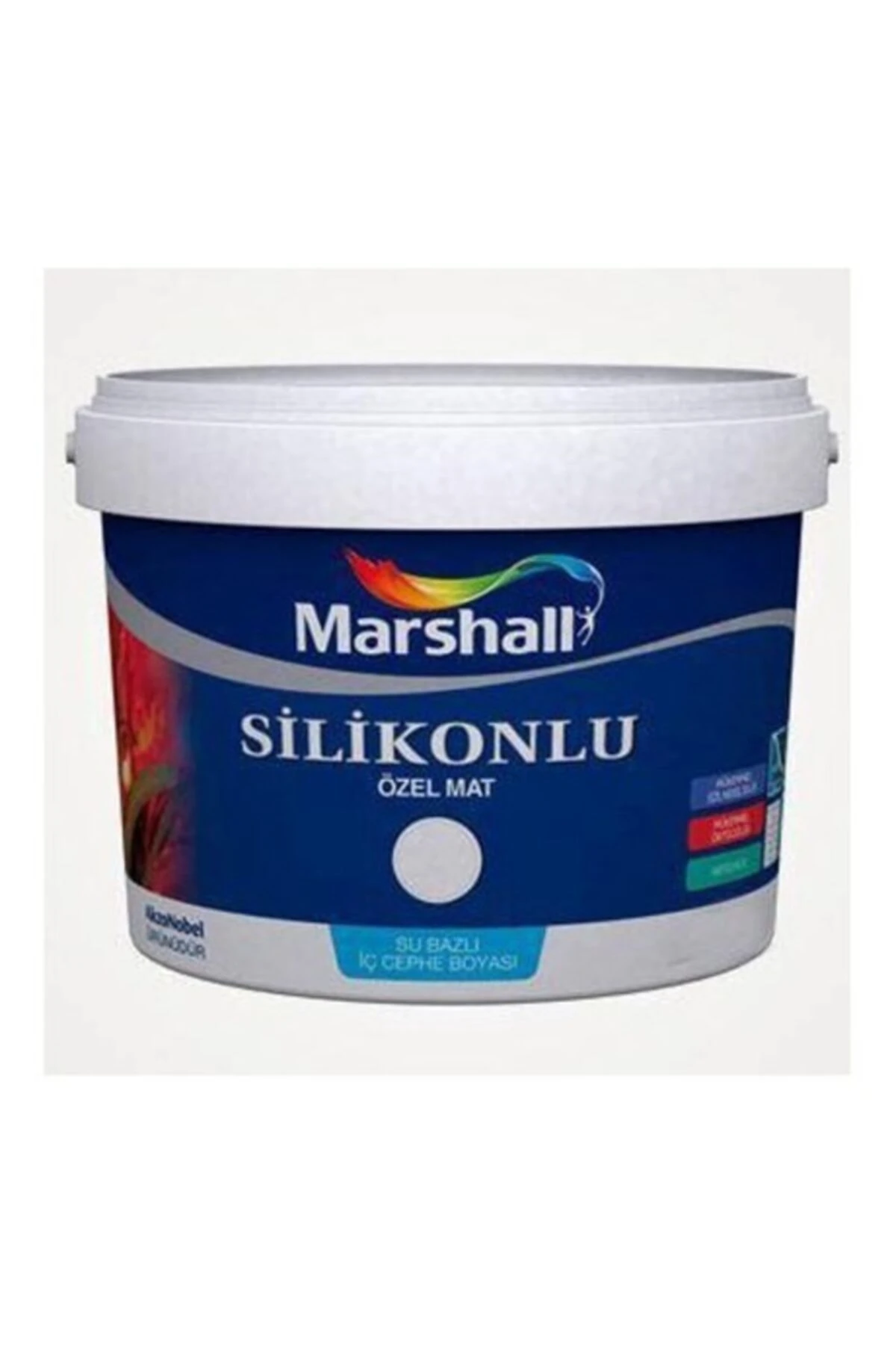 0,75 Lt. (1 Kg.) Silikonlu Özel Mat Tam Silinebilir Iç Cephe Boyası - Fıstık
