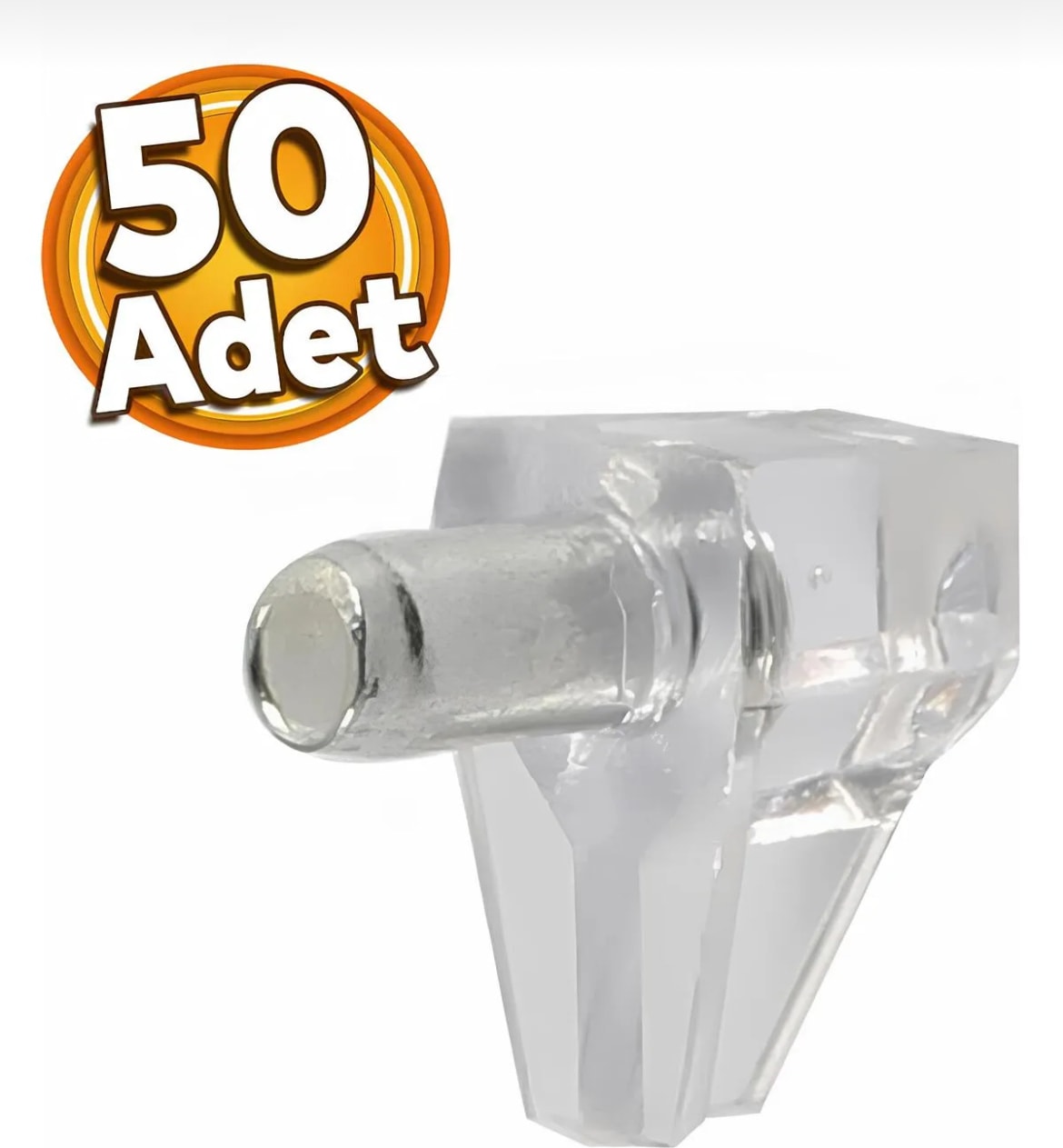 Kristal Raf Pimi Şeffaf (50 Adet)