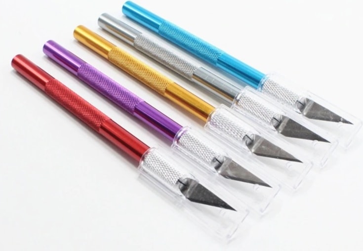 Metal Neşter Bıçak Ahşap Oyma Onarım El Aleti Hobi Maket Bıçağı