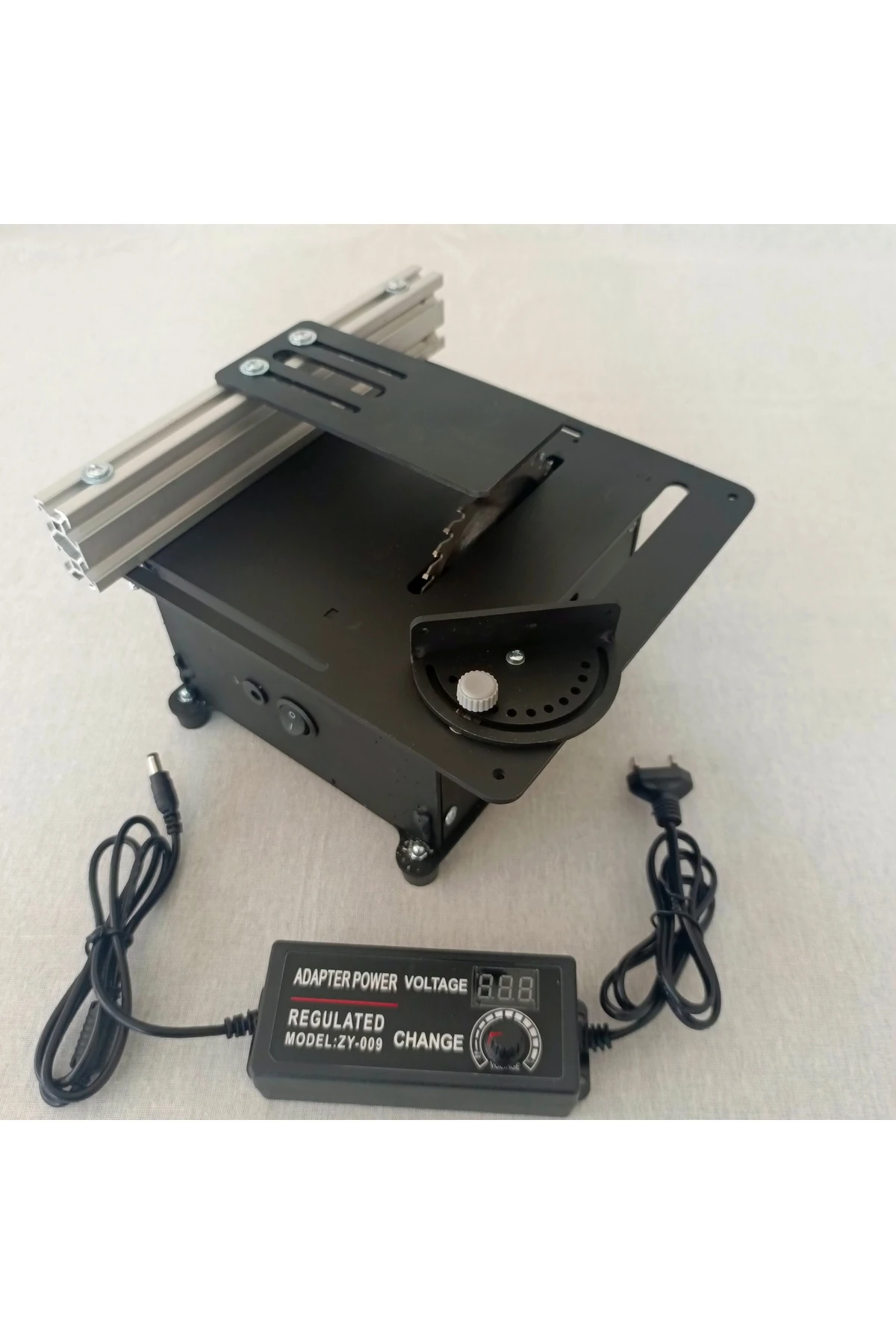 Mini Tezgah Tipi Daire Testere Ahşap Maket PlasTİK Pleksiglass Tesbih Kesim