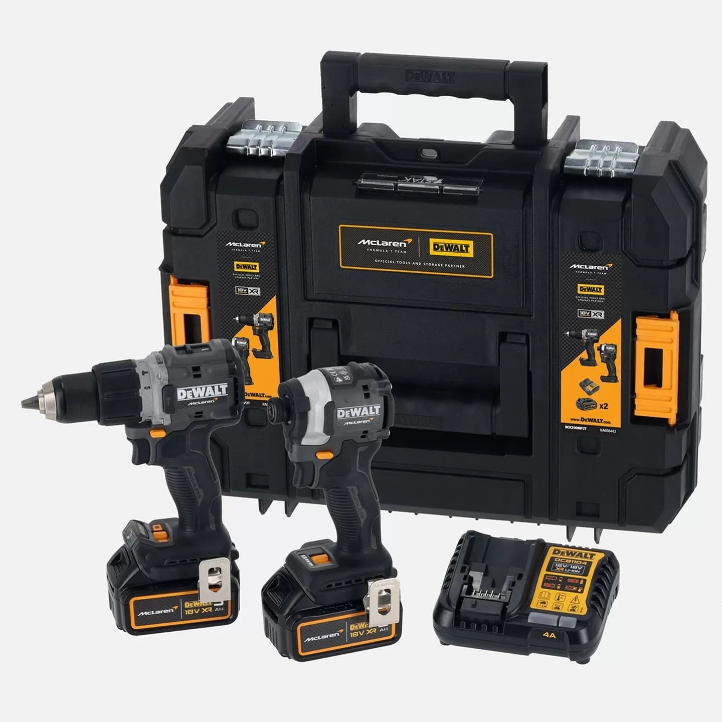 DEWALT Mclaren DCK200MP2T + Dcg 412 Avuç Taşlama 2AD 5.0 Ah Akü
