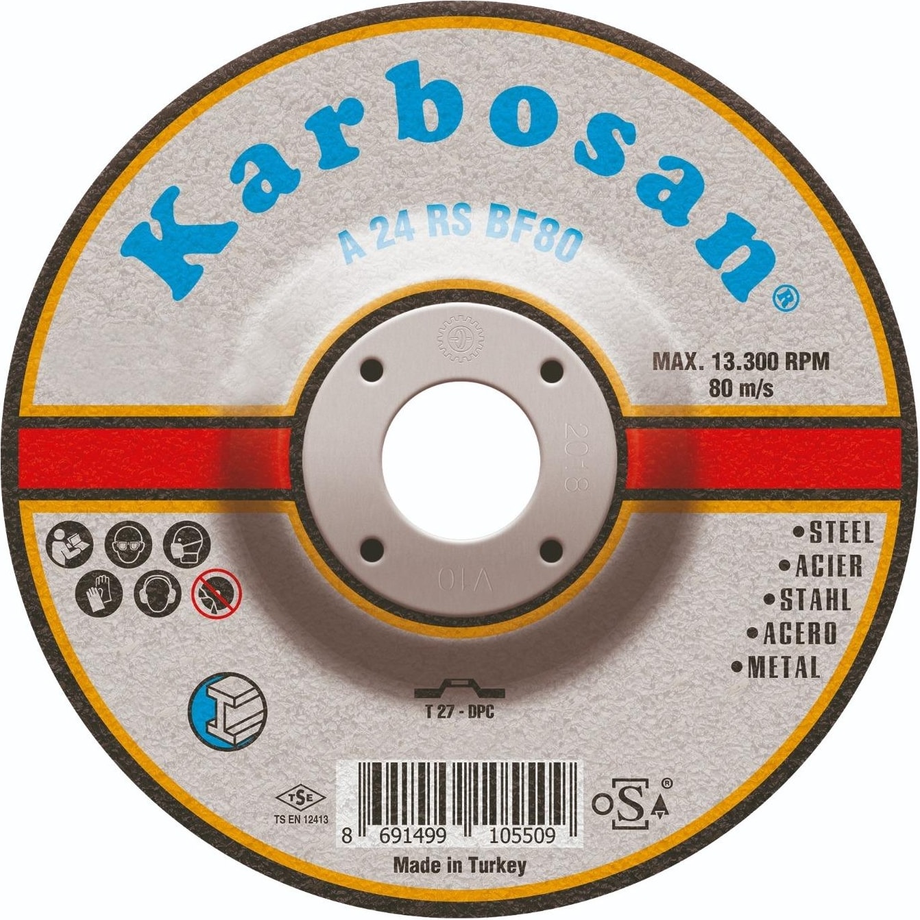 KARBOSAN Nk Flex Taşlama 180X8.0X22 (910580)