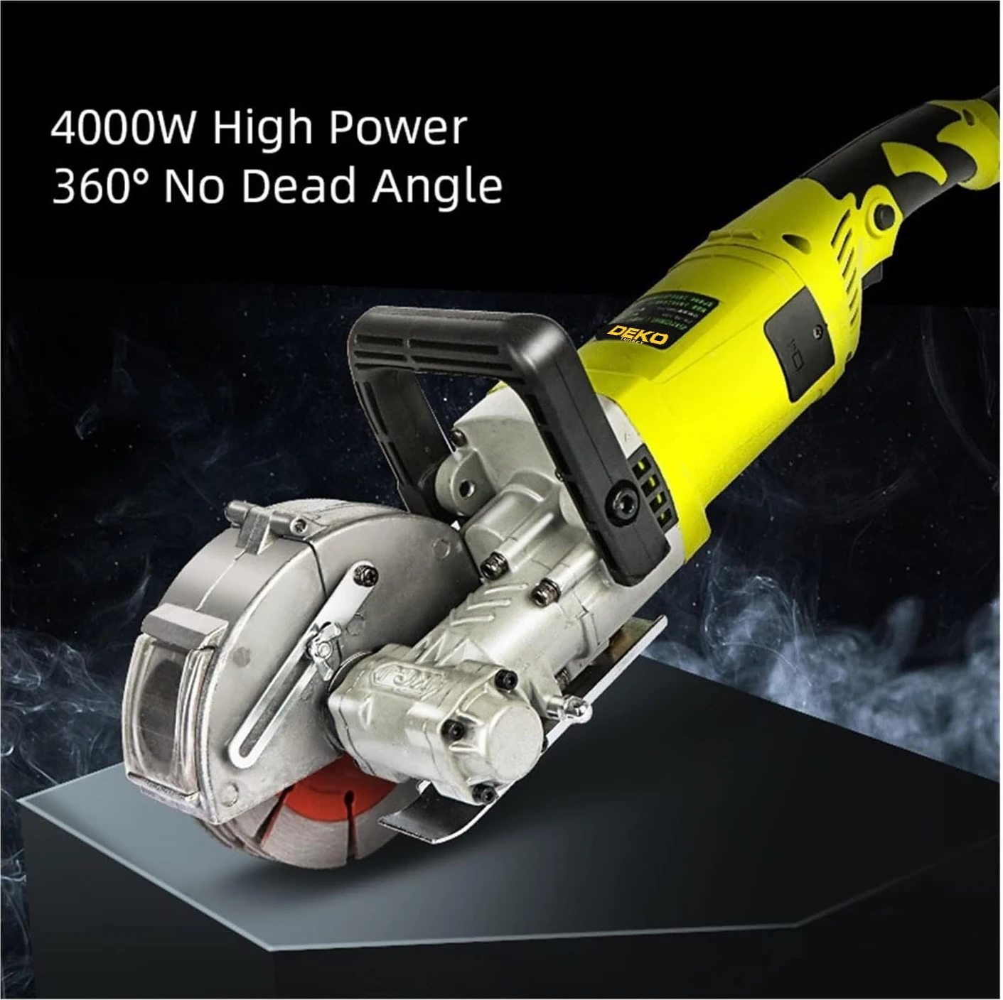 Sulu Duvar Oluk Açma Makinesi Kanal Açma Kesme Makinesi 5 Bıçaklı 40MM 4kw 4000WATT 4.5kg