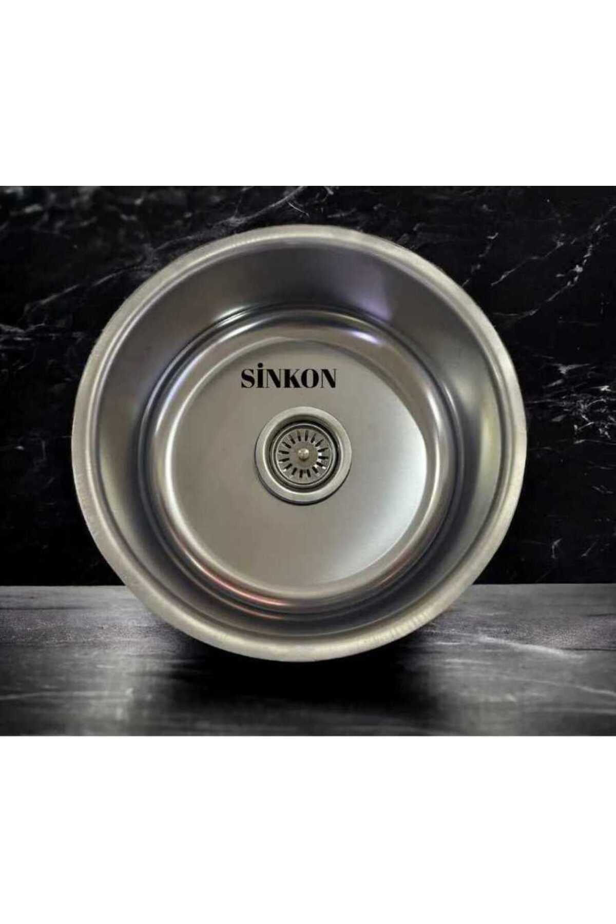 Paslanmaz Krom Evye 38x38 Krom Düz Evye Geniş Delikli Süzgeçli Sifon Dahildir