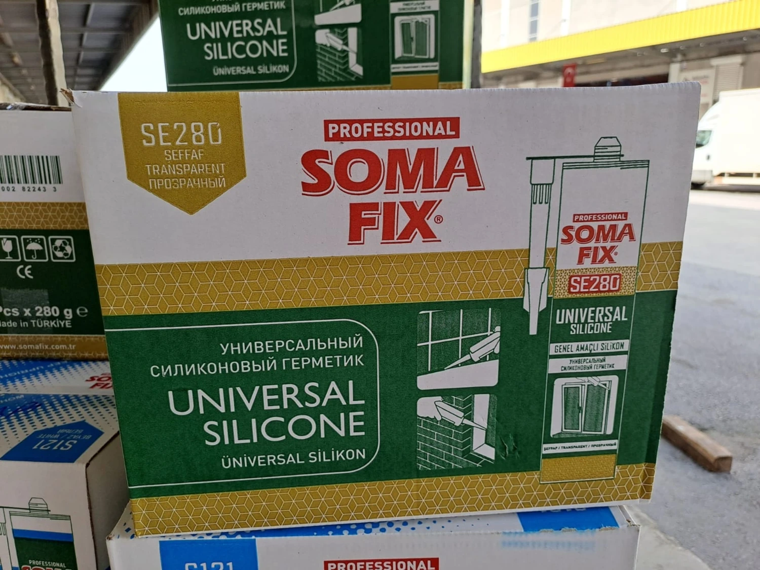 Genel Amaçlı Silikon (Seffaf) 280 gr 24 Adet