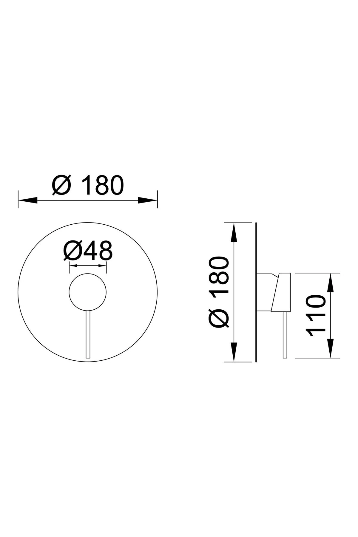 Fause Ankastre Duş Bataryası Adonis Siyah Kab101-1b