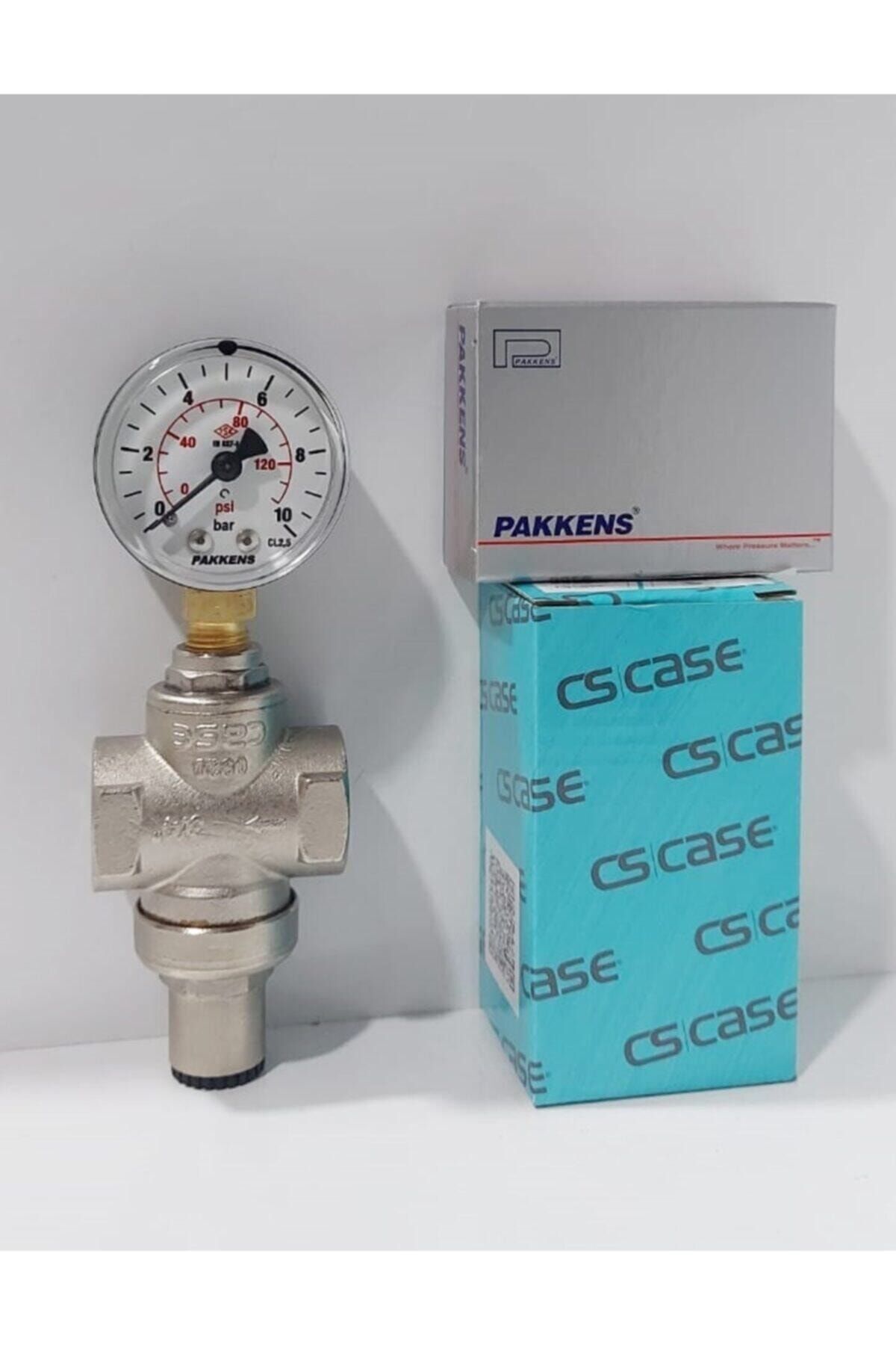 Su Basınç Düşürücü 3/4 Rekorsuz Dn20 +pakkens Manometreli/Saat Göstergeli