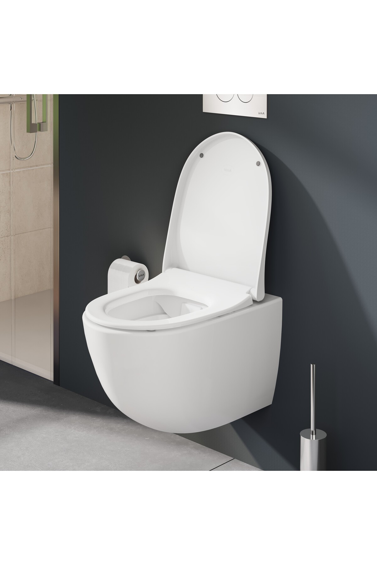Sento 130-003R009 Klozet Kapağı, Yavaş Kapanır, Kolay Çıkabilir, Beyaz