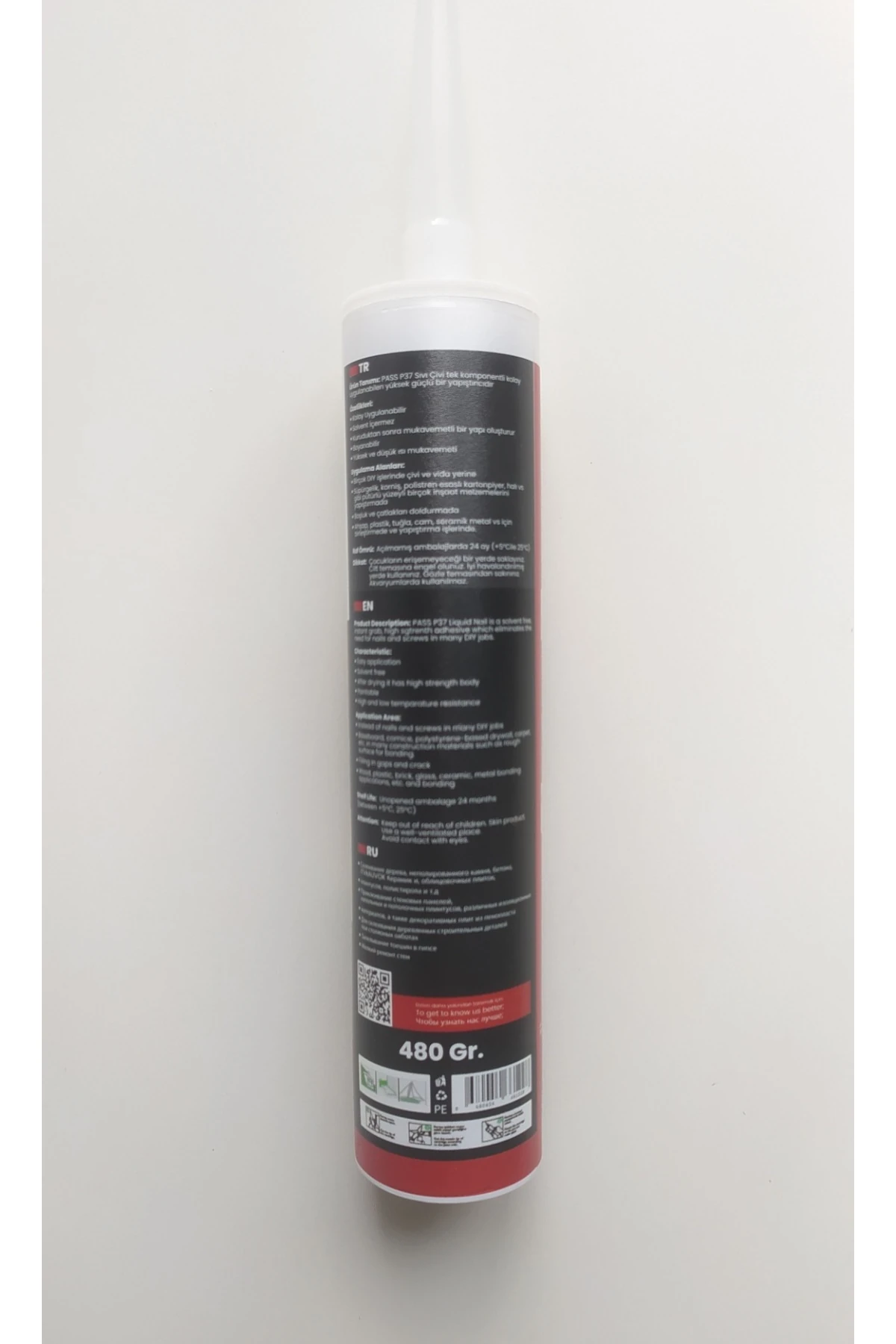 Strafor Stropiyer Kartonpiyer Duvar Paneli Süpürgelik Yapıştırıcı / Sıvı Çivi Silikon Tabancası