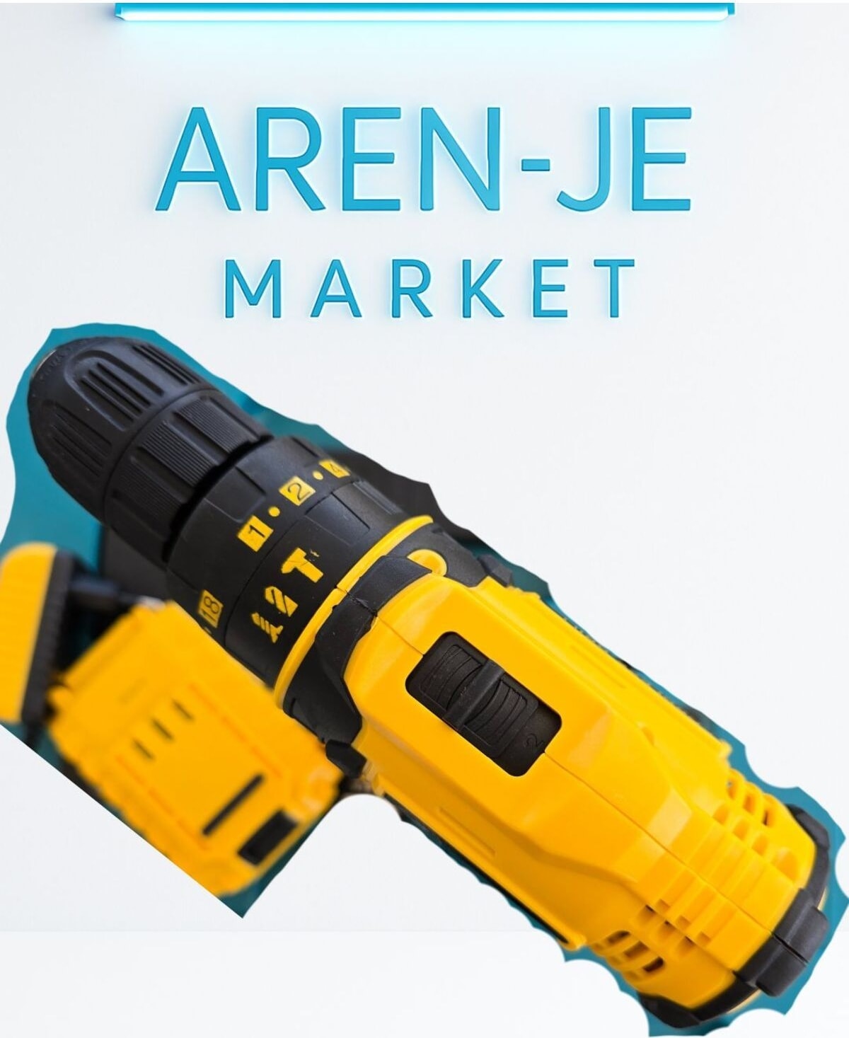 Aren-Je CD24 24V Şarjlı Matkap Vidalama Seti – 2 Bataryalı + Uç Takımı + Taşıma Çantalı