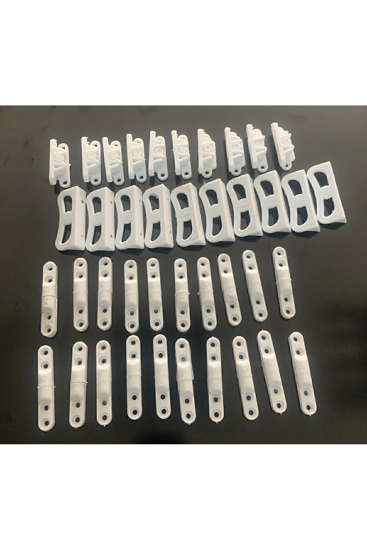 Tuse 20 Adet Pencere Sineklik Menteşesi,10 Adet Tutamak,10 Adet Çıt Çıt Set