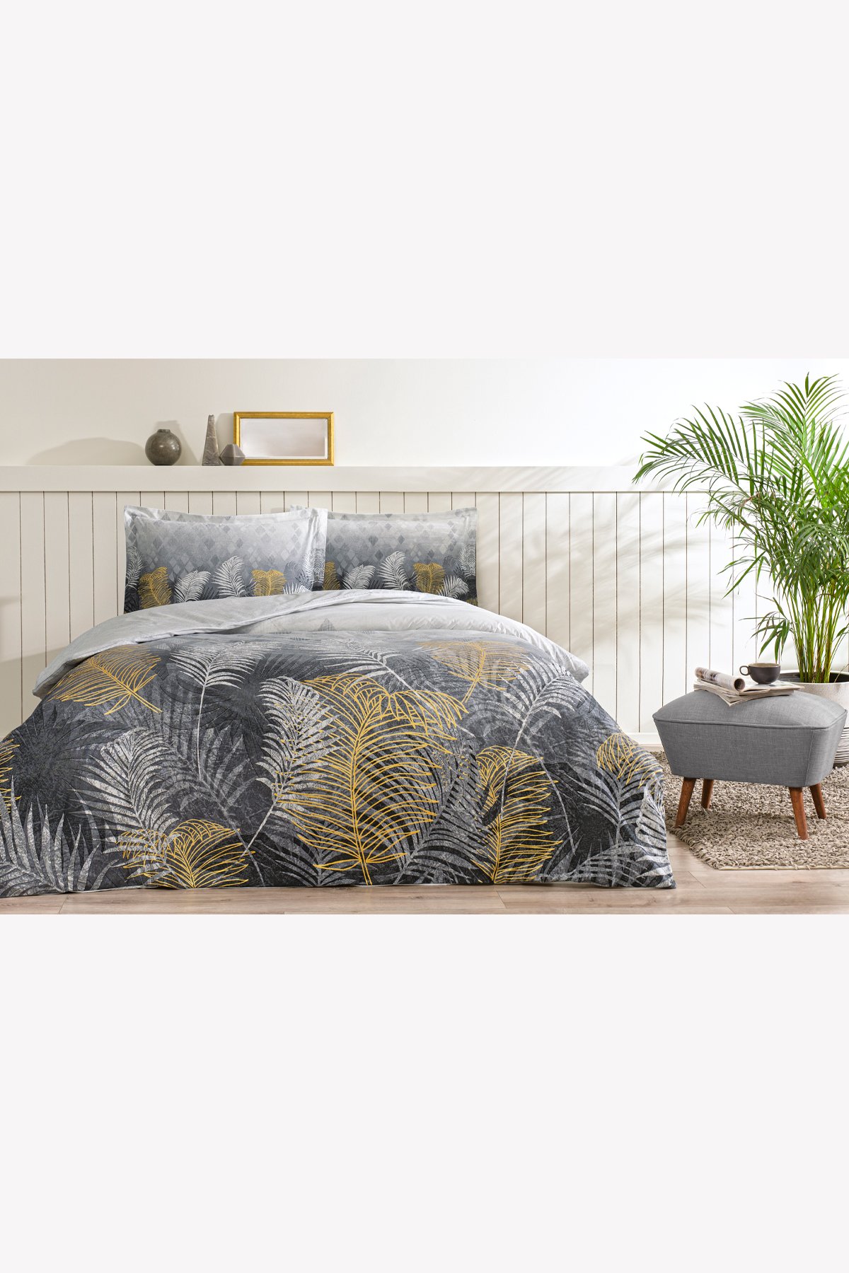 Golden Palm Çift Kişilik Nevresim Takımı