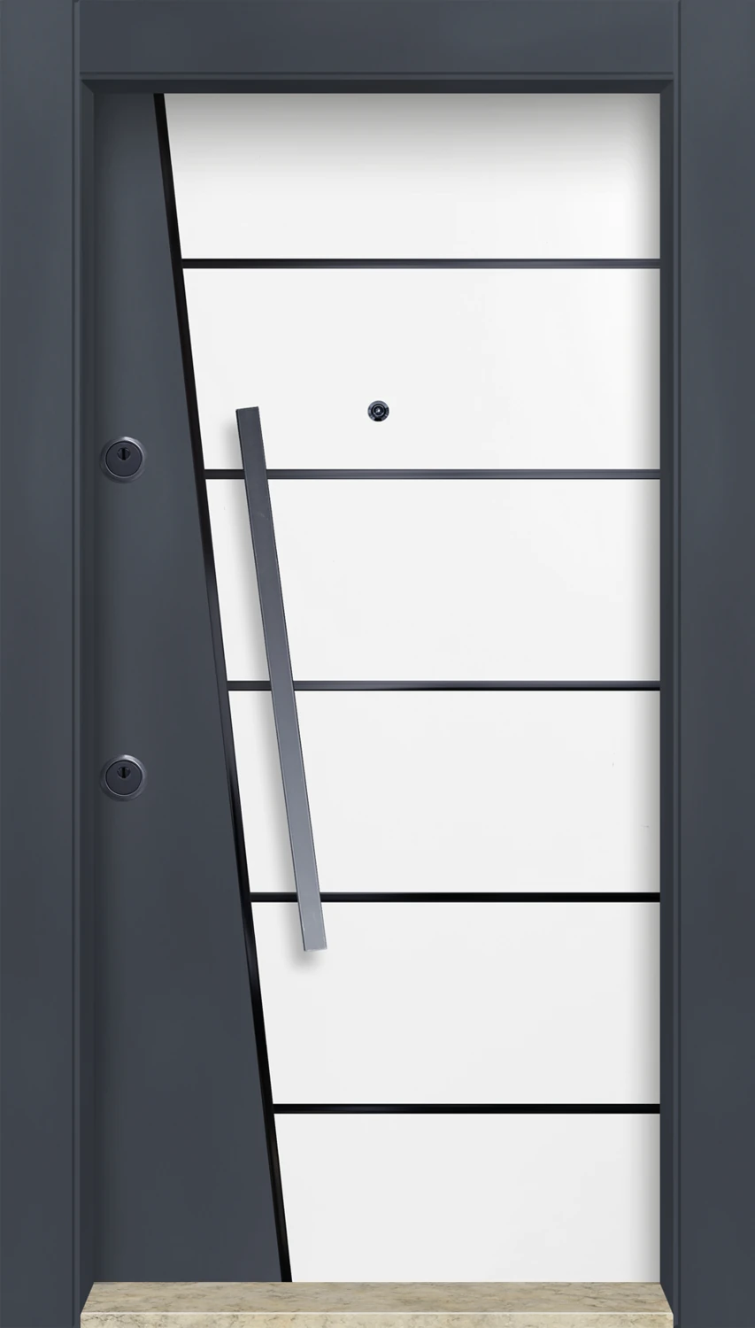 MN-6013 Dış Iklim Kapısı Yağmur'a ve Güneşe Dayanıklı Çelik Kapı