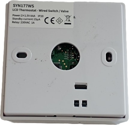 Kablolu Programlanabilir Oda Termostatı Syn 177 Dijital