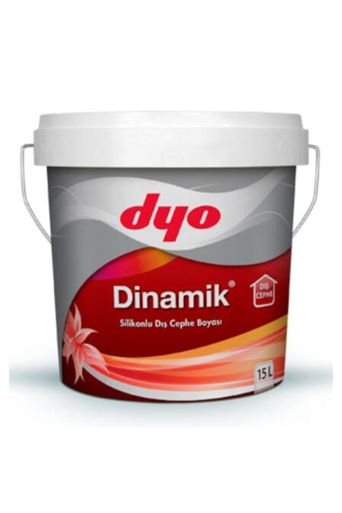 Dinamik Silikonlu Dış Cephe Boyası Beyaz 15 lt 20 kg