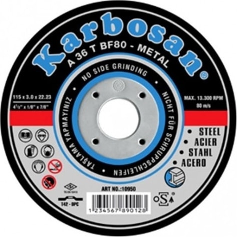 KARBOSAN Metal Kesmi̇ci̇ 180 mm