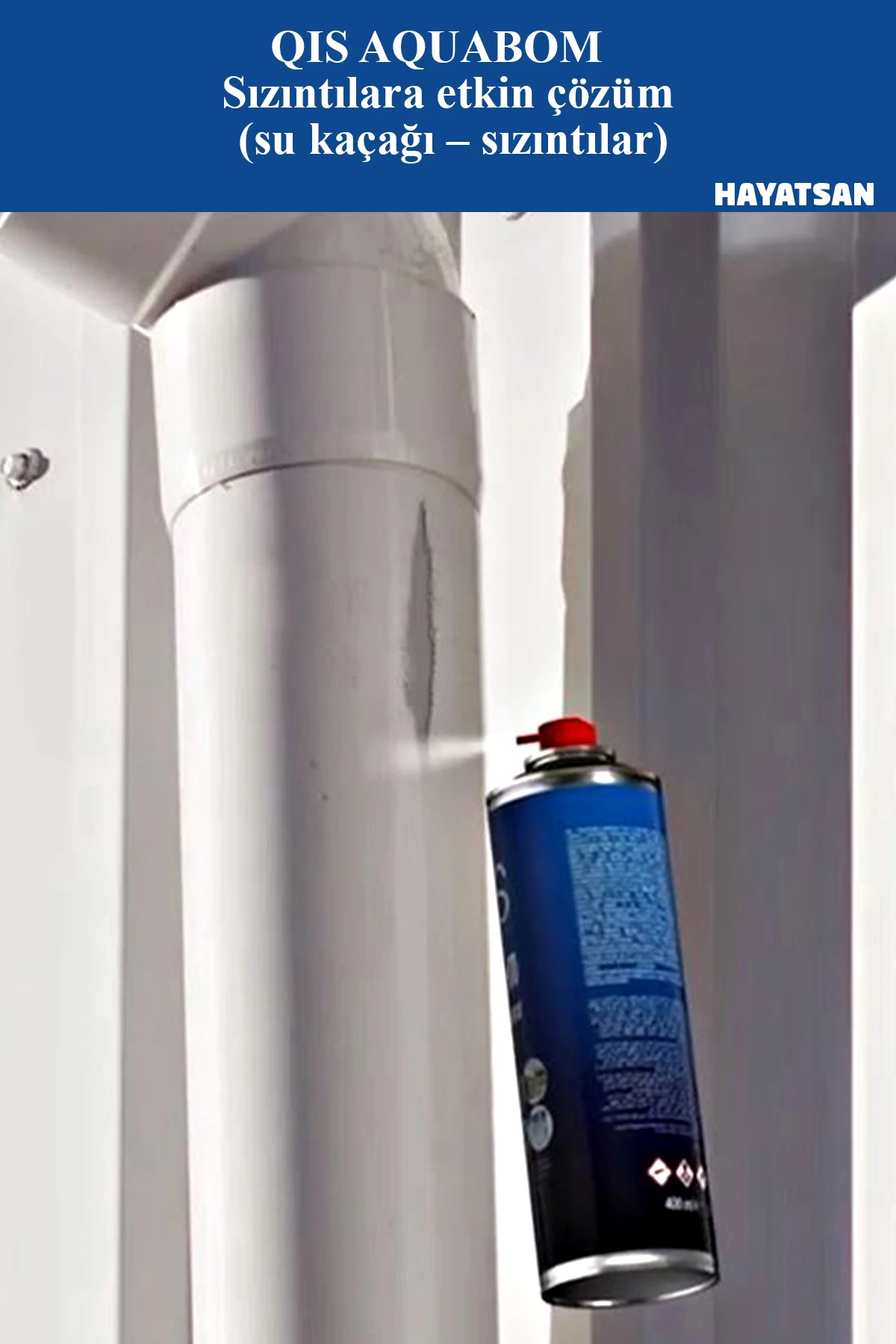 QIS AQUABOM – Sızıntılara etkin çözüm – (su kaçağı – sızıntılar)