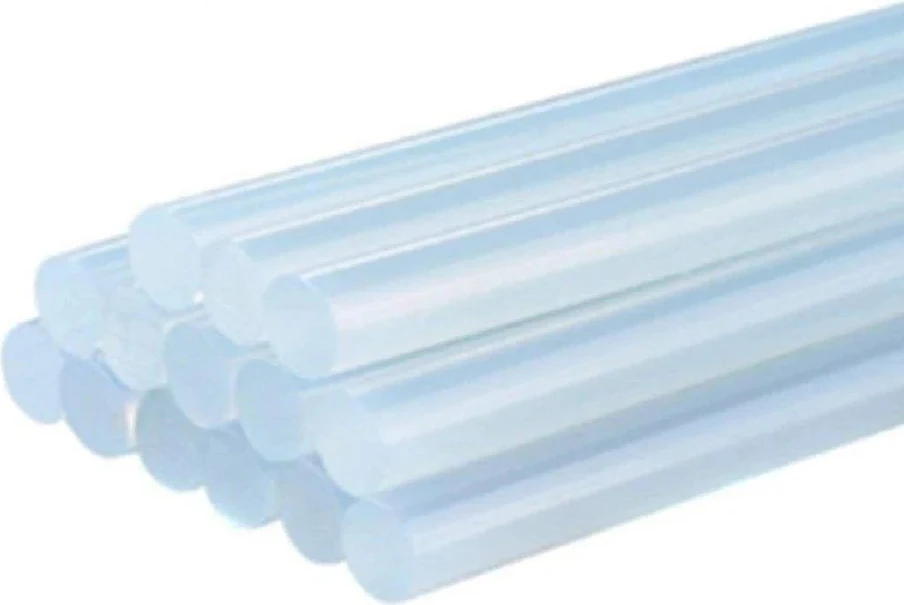 Kalın Şeffaf Sıcak Mum Silikon 11.3 mm 30CM 10 Adet