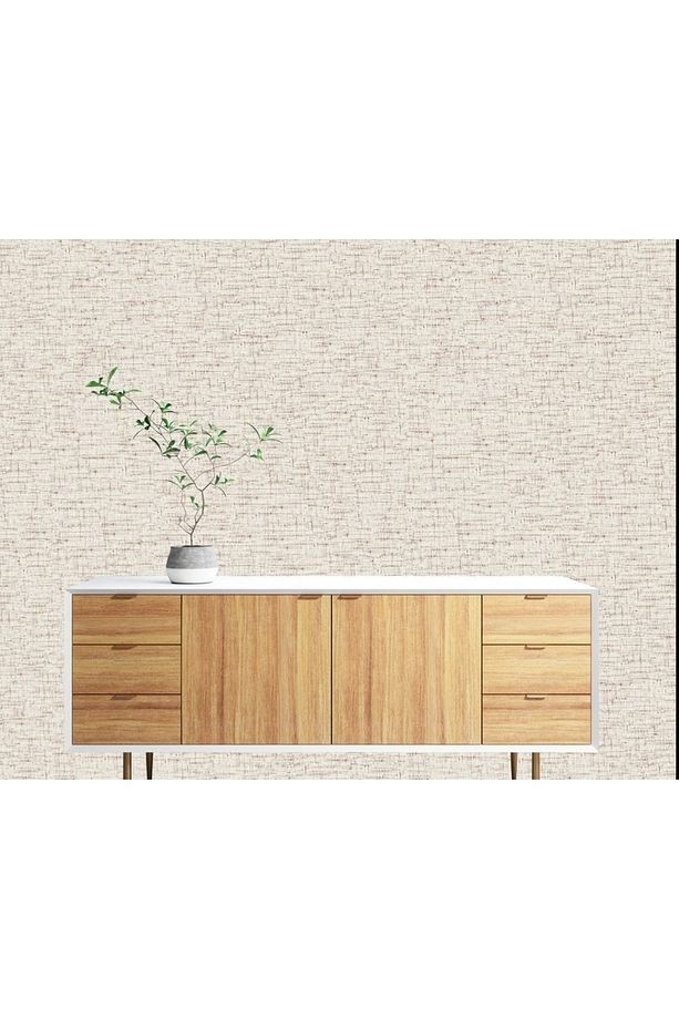 2660 Hasır Desenli Sade Duvar Kağıdı(5m2)