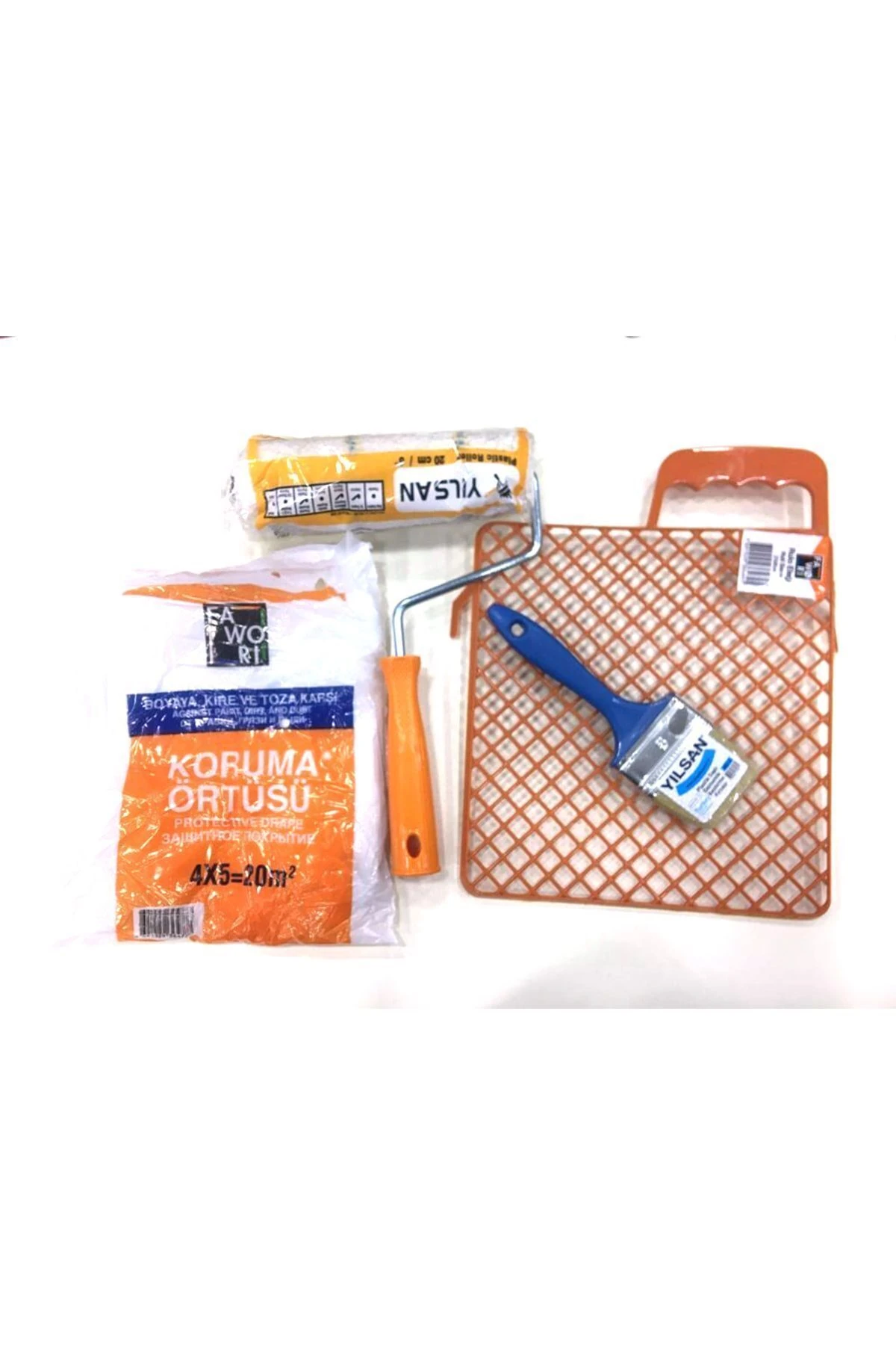 Boyacı Rulo Fırça Seti- 4 Parça