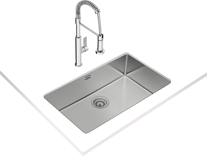 BE LINEA RS15 71.40 Tezgahaltı Eviye Paslanmaz Çelik 71 cm 115000004
