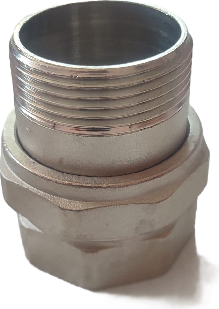 1 1/4" DN32 Krom Dişli Düz Rakor (Dişi/erkek) - Threaded Union Straight (F/m)