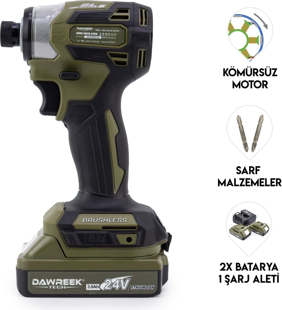 Torklu Vidalama Lıght Green – Akülü Torklu Somun Sıkma Makinesi