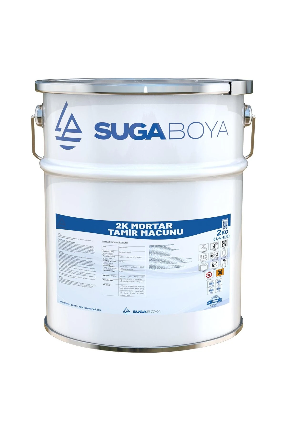 2k Mortar Tamir Macunu 1,4 0,6 2 Kg